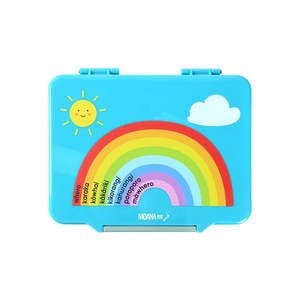 Ages 4 7 Years Old: Te Reo Maori Rainbow Bento Lunch Box - Moana Rd