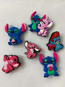 Stitch shoe Charms 6 pieces