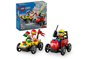 Lego: LEGO CITY Pizza vs Fire Truck 60458