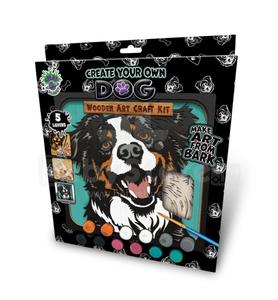 Collie Dog Wooden Art Craft Kit