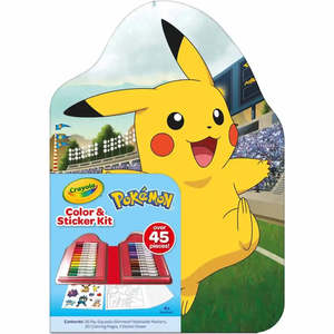 Pokemon Color and Sticker Kit Crayola
