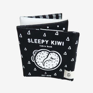 Sleepy Kiwi Fabric Book