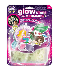Toddler 1 3 Year Old: Glow in the Dark Stars and Mermaids
