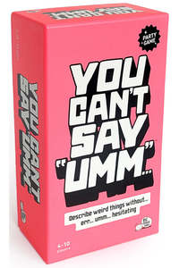 New Arrivals: You Can't Say Umm Game