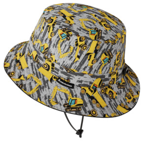 Ages 4 7 Years Old: Construction Wide Brim Bucket Hat XS (6-12 Months)