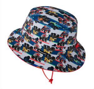 Ages 4 7 Years Old: Monster Trucks Wide Brim Bucket Hat S (1-2yrs)