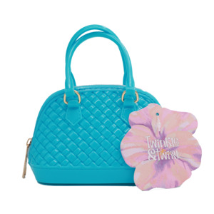 New Arrivals: Twinkle And Twirl - Jelly Bottegy Micro Handbag Blue