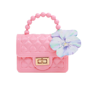 Twinkle And Twirl - Jelly Flap Micro Handbag Pink