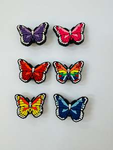 Ages 4 7 Years Old: Butterfly shoe Charms