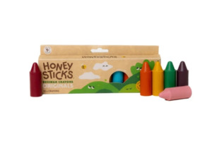 HoneySticks Beeswax Crayons Originals 10pk