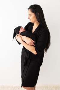 Baby Wraps Amp Swaddle: Bamboo Jersey Swaddle Wrap Black