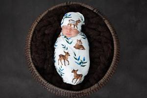 Musk Dear Bamboo Jersey Swaddle Wrap