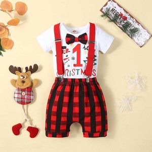 Kids Christmas Outfits: my 1st christmas baby boy