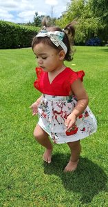 Kids Christmas Outfits: Baby Girls Christmas Outfit.