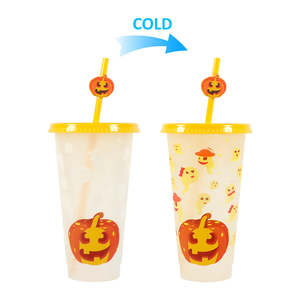 Colour-Changing Halloween Cups- Yellow