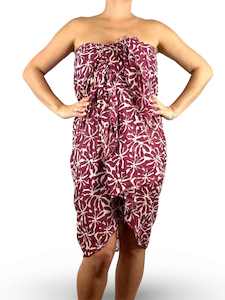 Chrysanthemum Sarong - Berry