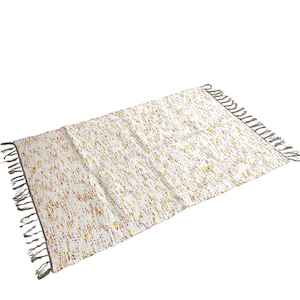 Medium Rugs: Rug - Medium - Orange, Yellow & White Confetti