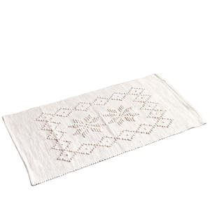 Cotton Floor Mat - Light Peach