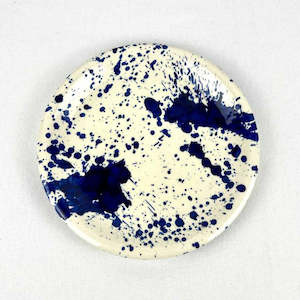 Splatterware: Side Plate - Blue Splash