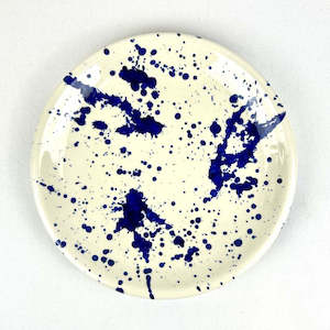 Splatterware: Dinner Plate - Blue Splash