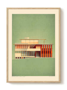 Prints Wall Art: Art Print - A2 - Sander Patelski - Richard Neutra VDL Studio 1930–1932