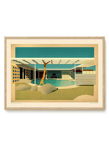 Art Print - A2 - Sander Patelski - Albert Frey Loewy House 1946