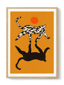 Art Print - A2 - Enikő Eged - Leopard Shadow