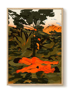 Art Print - A2 - Enikő Eged - Papaya Garden