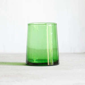 Table Dining: Beldi Glass Tumbler - Green