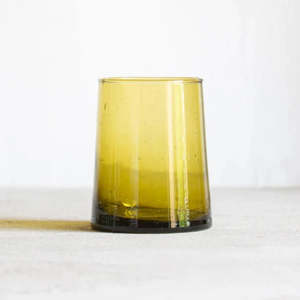 Table Dining: Beldi Glass Tumbler - Antique Bronze