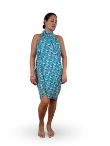 Beach Outdoor: Swan Sarong - Turquoise