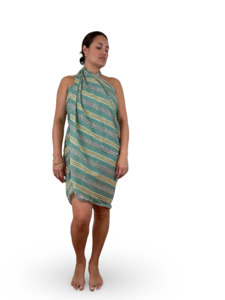 Beach Outdoor: Lines Sarong - Mint