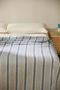 Blankets Throws: Sailor Stripe Bed Cover