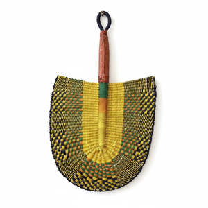 Woven Fan - Honeydew