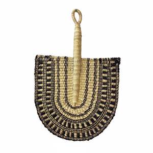 Woven Fans Wall Art: Woven Fan - Zebra