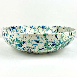 Serveware: XL Serving Bowl - Hand painted - Sea Spray