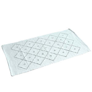 Mats: Cotton Floor Mat - Aqua