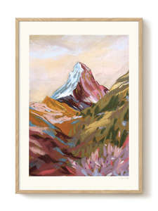 Prints Wall Art: Art Print - A2 - Mandy Maria  - Matterhorn Spring