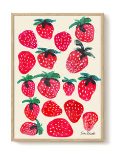 Art Print - A2 - Sissan - Strawberries
