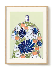 Art Print - A2 - La Poire - Orange Coat