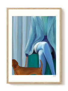 Art Print - A2 - Estelle Graf - Blue Coat