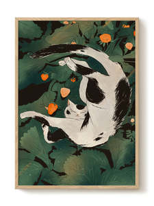 Prints Wall Art: Art Print - A2 - Enikő Eged  - Strawberry Garden