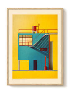 Art Print - A2 - Sander Patelski - Casa Estudio de Frida Kahlo