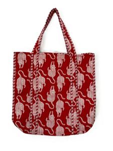Cotton Tote Bag - Tiger Red