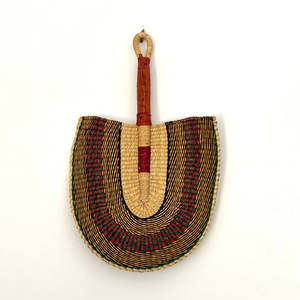 Woven Fans Wall Art: Woven Fan - Acai