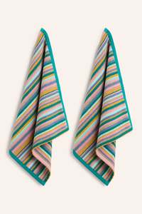 Iris Stripe Hand Towel