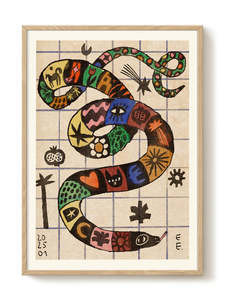 Art Print - A2 - Enikő Eged - Magic Snake