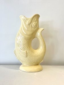 Fish Gluggle Jug - Butter
