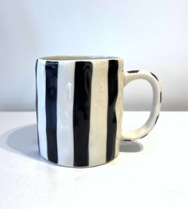 Pottery Ceramics: Coffee Mug - Black Stripe