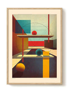 Prints Wall Art: Art Print - A2 - Sander Patelski - Composition No. 34